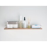 thumbnail of Yamazaki Home Wandregal Badregal Badablage Hängeregal Holz und weiß modern 76x20cm Tower 03833