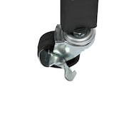 thumbnail of WellHome - Scaffale di stoccaggio pieghevole con 3 ripiani e ruote in nero - 71x34x89 cm