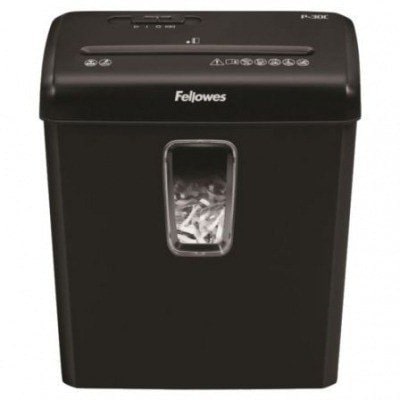 Destructora Fellowes P-30C/ Corte En Partículas De 4 X 34Mm/ Negra
