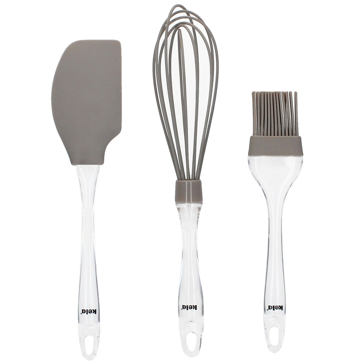 3tlg Back-Set ENNIE Sandgrau aus Silikon & Kunststoff - 11333