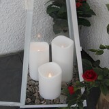thumbnail of LED Kerzenset Paul flackernd Batterie Timer Fernbedienung für Außen weiß 3er Set
