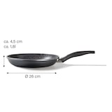 thumbnail of STONELINE® Bratpfanne 26 cm, Aluguss antihaftbeschichtete Pfanne, Backofen und Induktion geeignet