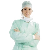 thumbnail of MONOUSO - Camice di Protezione TNT PP Chiusura Con Lacci Verde XL 20gr (10 Pezzi)