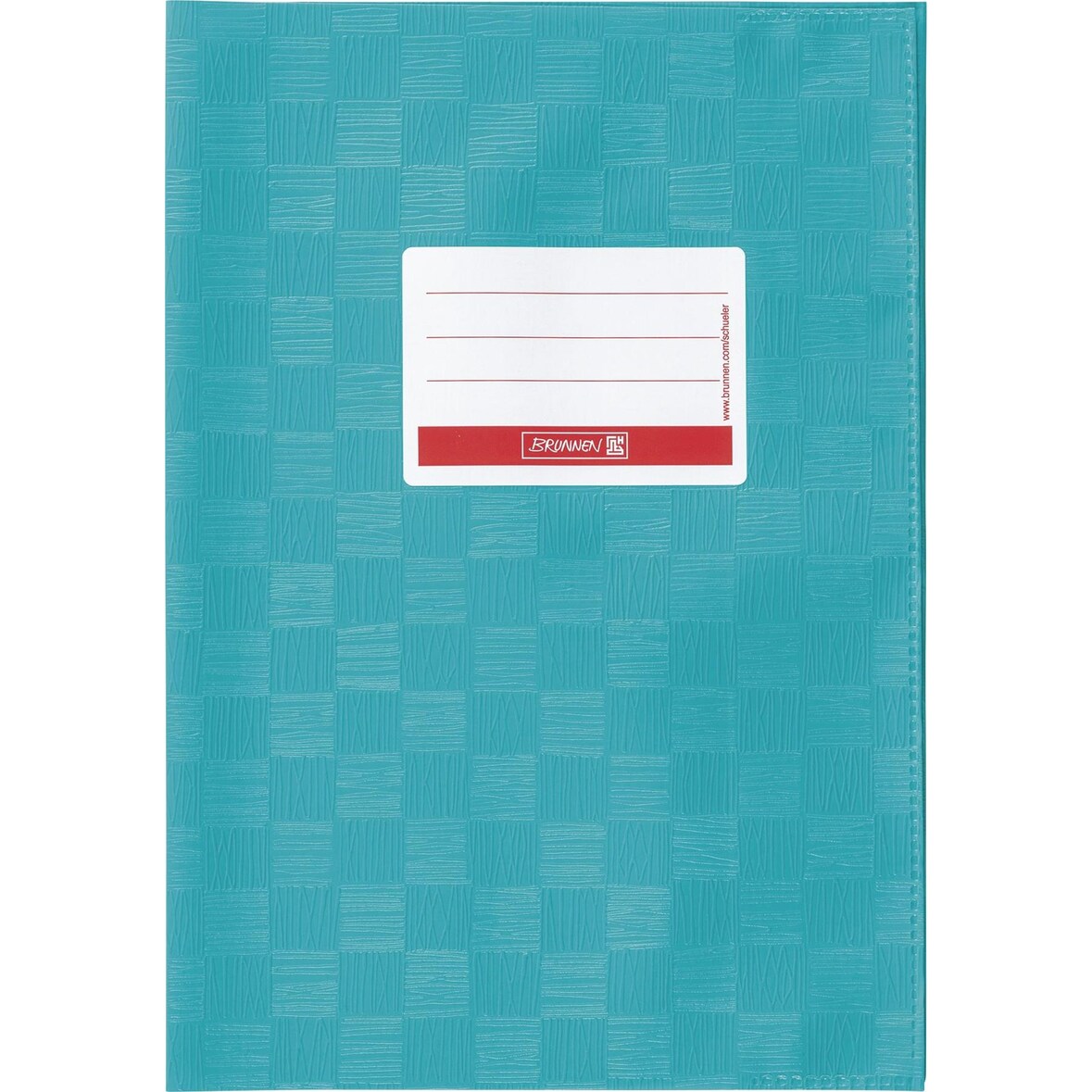 BRUNNEN Hefthülle A4 türkis Folie mit Schild 104052456