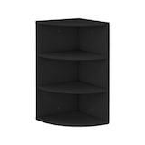 thumbnail of Coemo Eckregal Corner 60 Schwarz Bücherregal Holz Standregal Eckregal