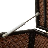 thumbnail of vidaXL Gartenbox Poly Rattan 200x50x60 cm Braun