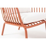 thumbnail of Set da giardino in resina e acciaio con cuscini 10 cm, Elegante salotto da esterno per terrazze, verande, giardino - Bellagio - Terracotta