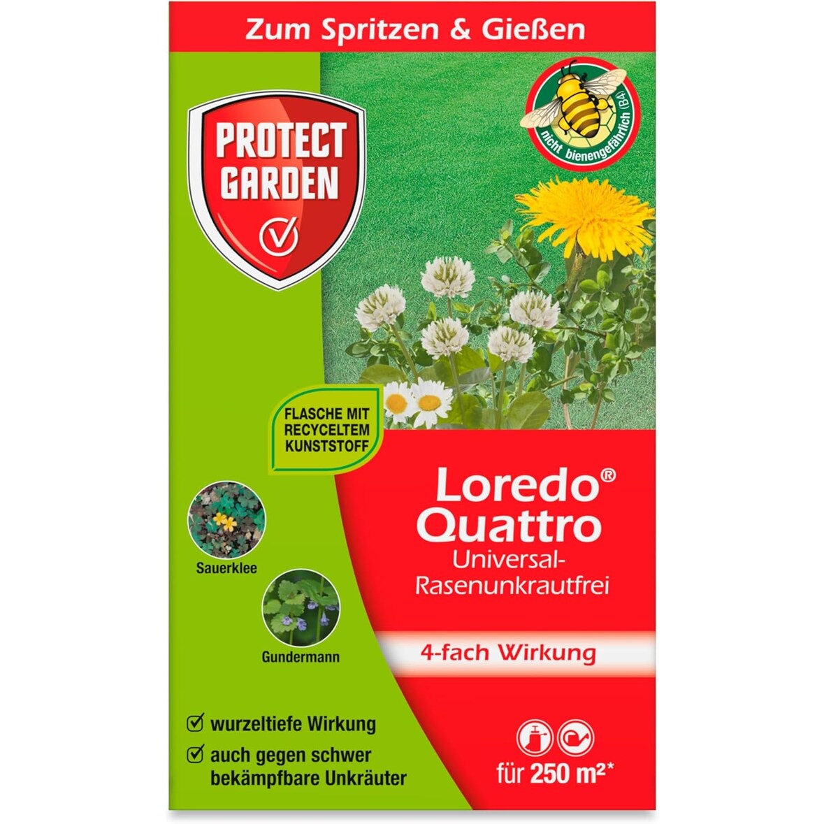Protect Garden Loredo Quattro Universal Rasenunkrautfrei 250ml