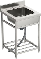 thumbnail of Gasfrit - Fregadero de Acero Inoxidable de 1 Seno 550x 550x850 mm Desmontable | Pica Industrial con patas | Pila cuba para Cocina Restaurantes