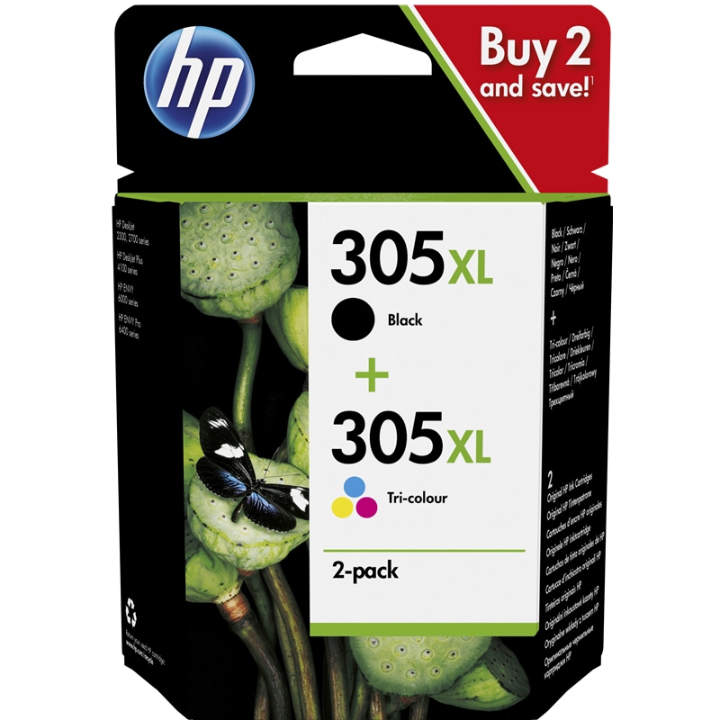 Hp Multipack Negro / Varios Colores 6Za94Ae Mcvp 305 Xl