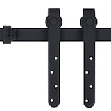 thumbnail of vidaXL Mini Schiebetürbeschlag Set für Schranktüren Carbonstahl 200 cm