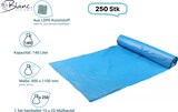 thumbnail of Qualitäts-Müllbeutel 140 Liter, blau, 40my, 250 Beutel je SET