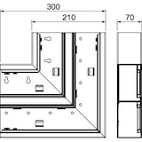 thumbnail of OBO Bettermann Flachwinkel GS-DFS70210RW 6278420