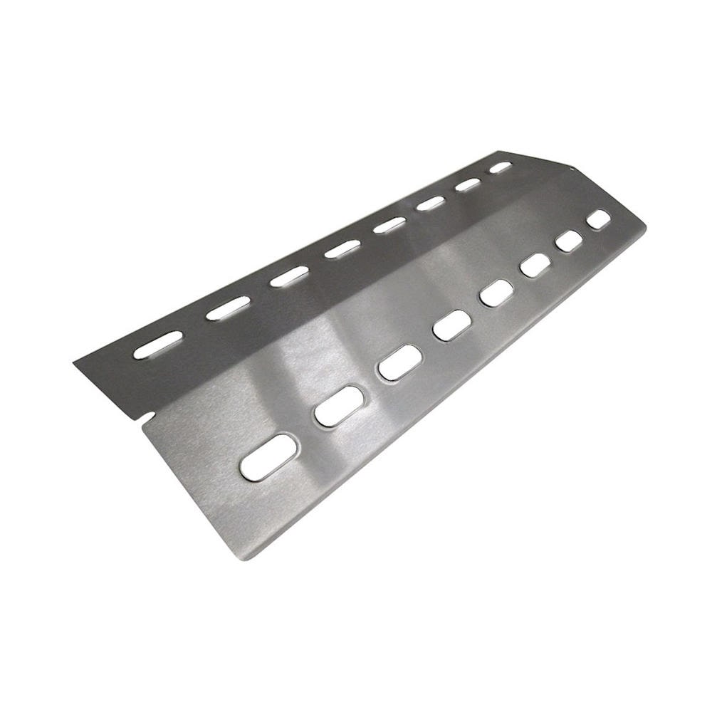 CHEFGASTRO BBQ Brennerabdeckung für Napoleon, SANTOS & Enders Gasgrills | 43,5x16cm | Edelstahl