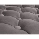 thumbnail of Banco de bar em veludo Dublin cinza/metal cromado