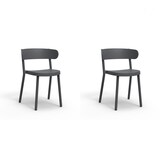 thumbnail of Resol CASINO Chaise Intérieur, Extérieur Set 2 Gris Foncé