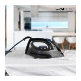 thumbnail of Fer à repasser vapeur avec 7 fonctions 1800W  DB 3703 Noir/bleu usage non-intensif Clatronic