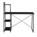 thumbnail of SVITA COMBO1 Schreibtisch Regal Nussbaum-Optik Metall-Beine