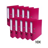 thumbnail of Exacompta 53747E 10x Ordner aus PVC mit 2 Ringen, Rücken 70mm, 32x29cm für DIN A4 MAXI - Fuchsia