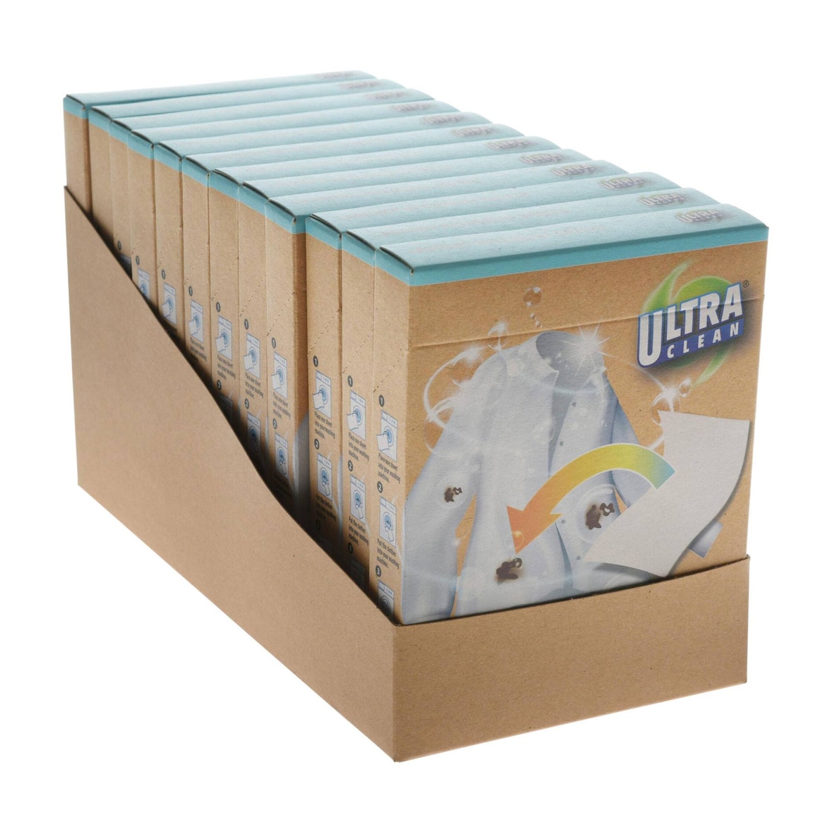 WellHome - 20er-Set Waschmittelblätter mit frischem Leinenduft, 11 x 9 cm