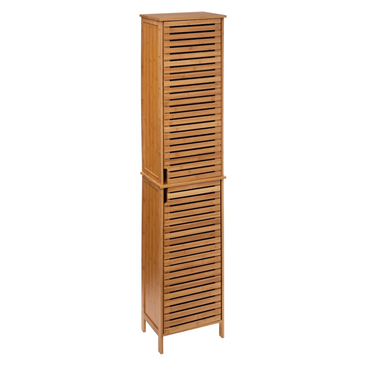 FIVE - Mueble de Baño de bambú de 2 puertas 32,5x24x170cm