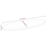 thumbnail of vidaXL Tischplatte 140x60x3,8 cm Oval Massivholz Akazie