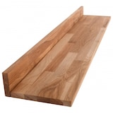 thumbnail of Raburg Wandregal ALVA, Eiche - 100 cm lang, 20 cm tief, robustes Vollholz, bis 8 kg belastbar