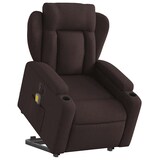 thumbnail of vidaXL Elektrischer Massagesessel mit Aufstehhilfe Dunkelbraun Stoff