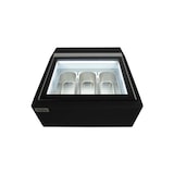 thumbnail of Combisteel Tischmodell Speiseeisvitrine Schwarz Öffnet Auf Der Kundenseite