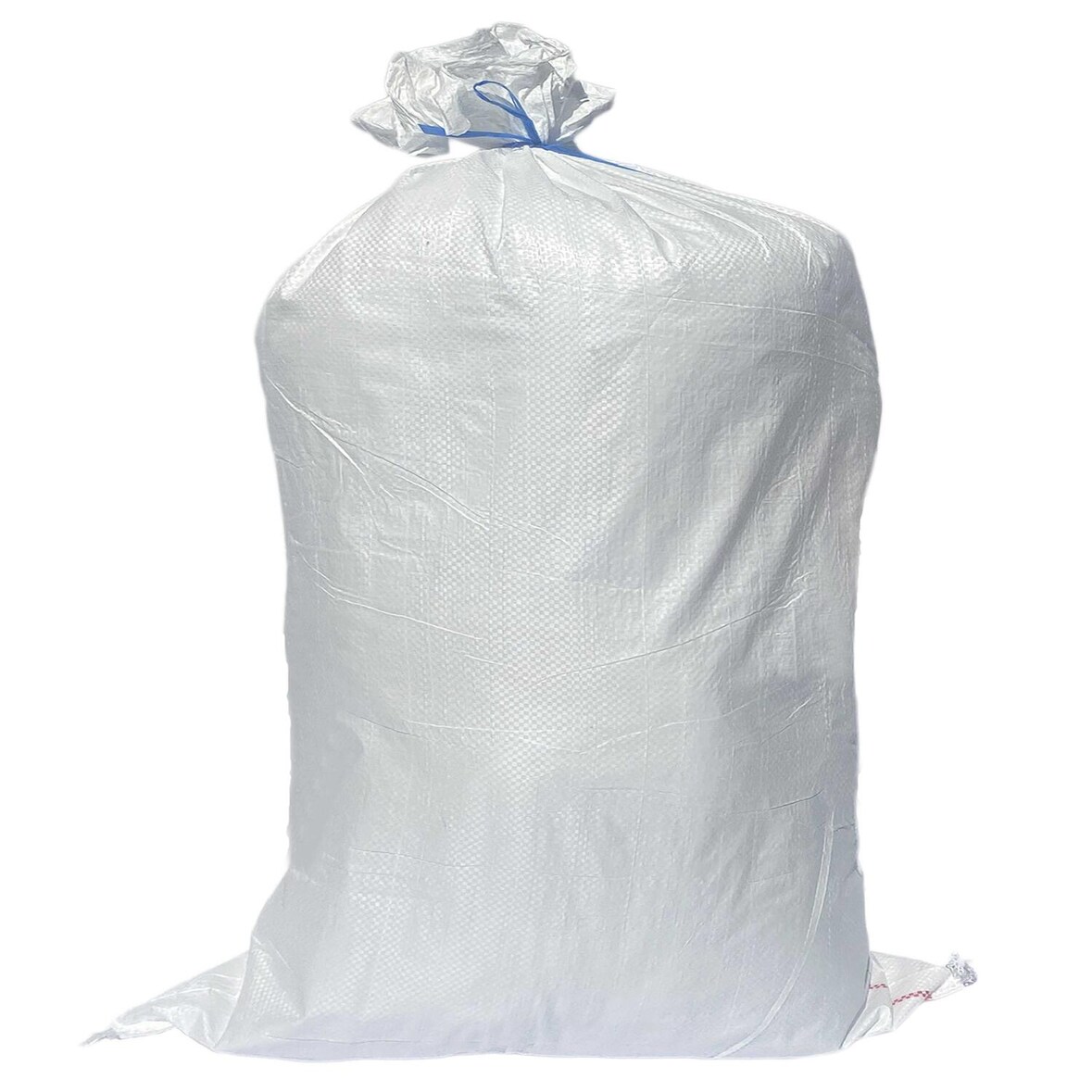3x Schwerlastsack Gewebesack Laubsack Styroporsack Lagersack PP mit rotem Streifen 1300 x 1800 mm 230g weiss