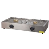 thumbnail of Fogón de 2 fuegos. Se suministra preparado para gas butano-propano.