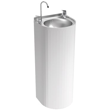 Fuente de agua natural con grifo para beber y grifo para botellas - 350x300x850 mm - 20602460 Eurast