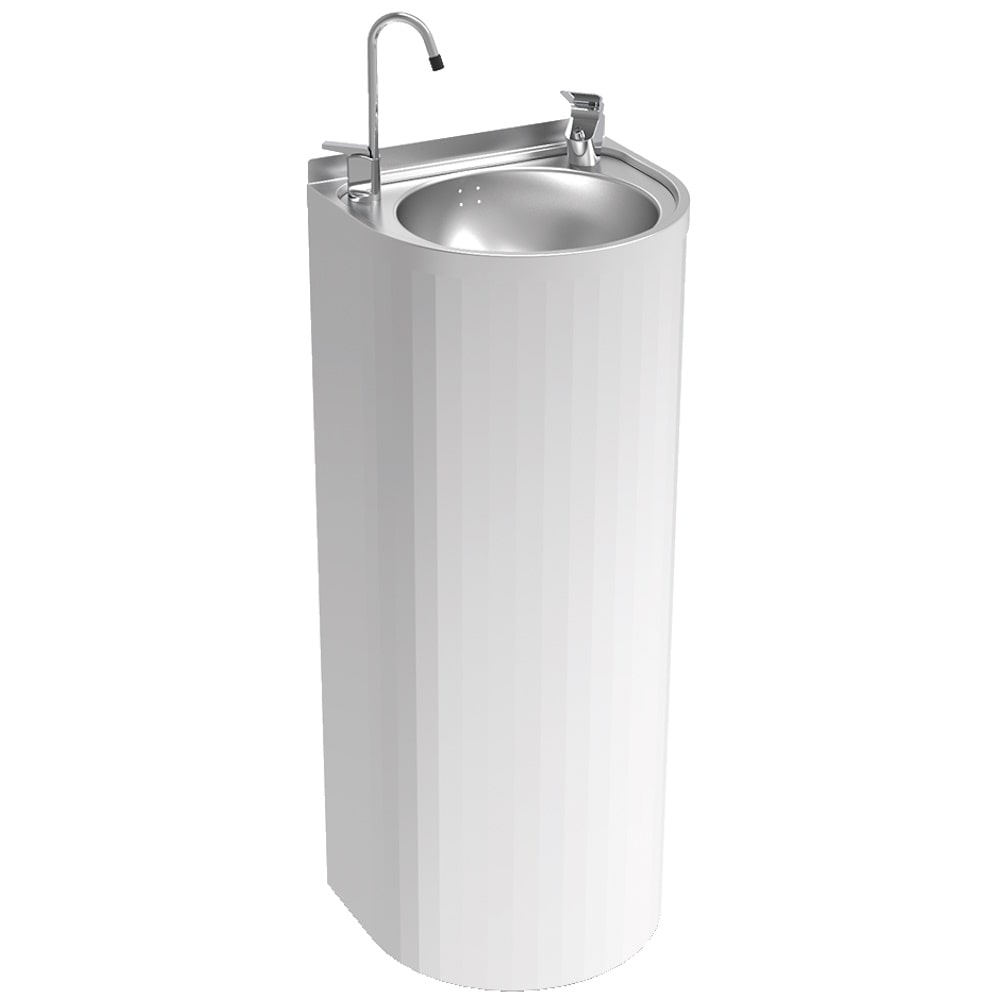 Fuente de agua natural con grifo para beber y grifo para botellas - 350x300x850 mm - 20602460 Eurast