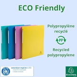 thumbnail of Exacompta 54190E 20x Ringbuch A4 aus Polypropylen mit 2 Ringen 15mm, Forever Young - Farben sortiert