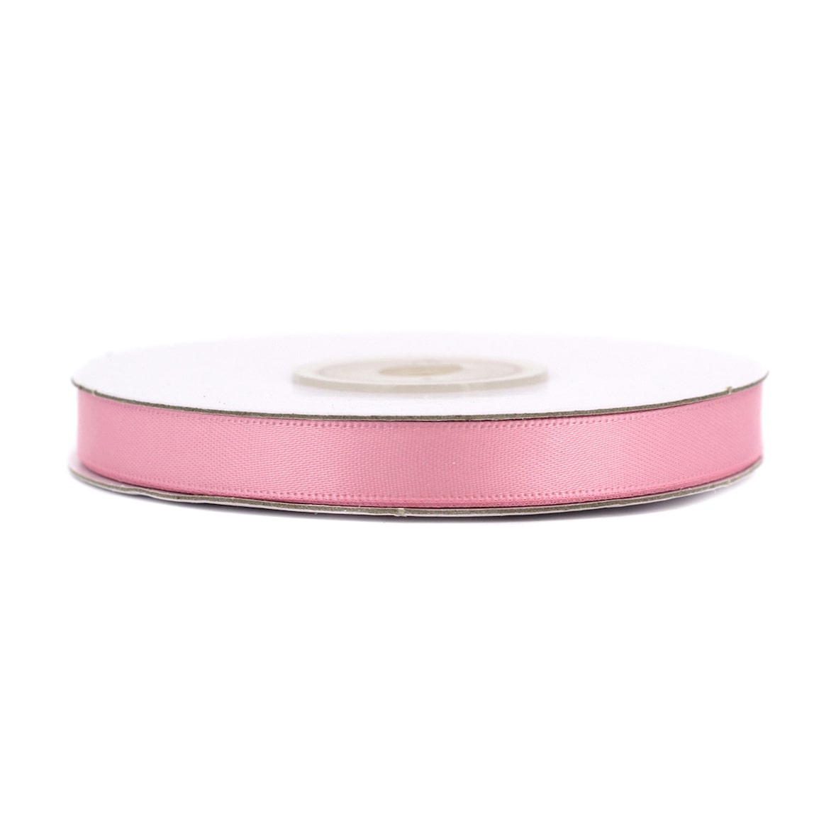 Doppelseitiges Satinband 6mm x 20m Schleifenband Geschenkband Stoffband Uni Rosa