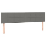 thumbnail of vidaXL Boxspringbett mit Matratze & LED Dunkelgrau 180x200 cm Stoff