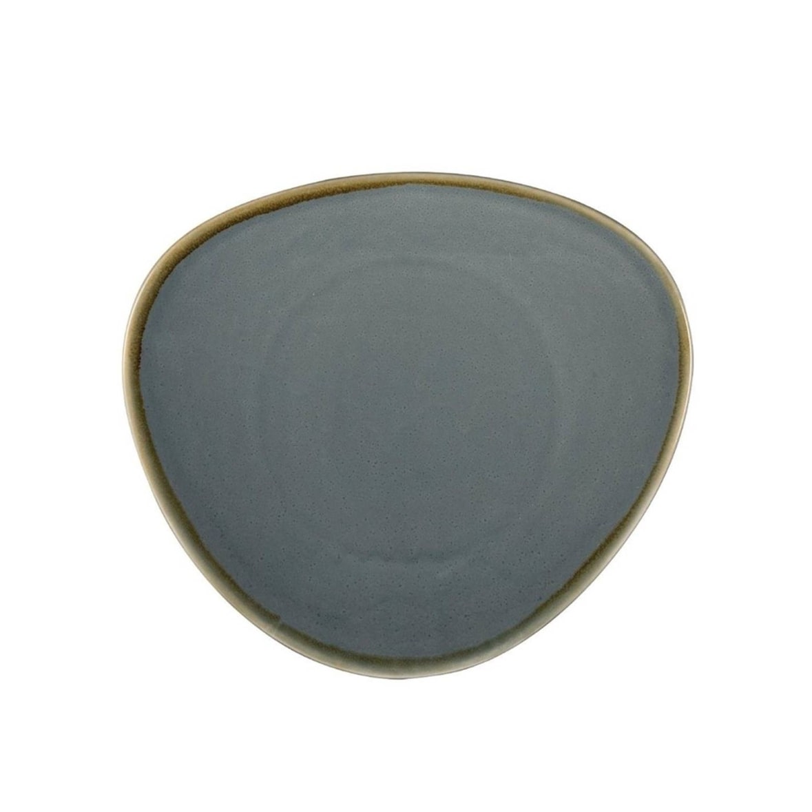 Olympia Kiln driehoekige borden blauw 28cm