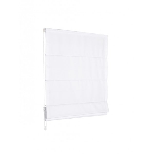 Raffrollo Faltrollo 160x240 cm Weiss Jalousie Premium