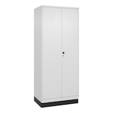 thumbnail of C+P Putzmittel-Spind Classic PLUS, Sockel, 2 Abteile, 1950x800x500mm, 9016/9016