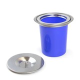 thumbnail of WellHome - Auf der Arbeitsplatte eingebauter Abfalleimer mit 5-Liter-Edelstahldeckel Blau