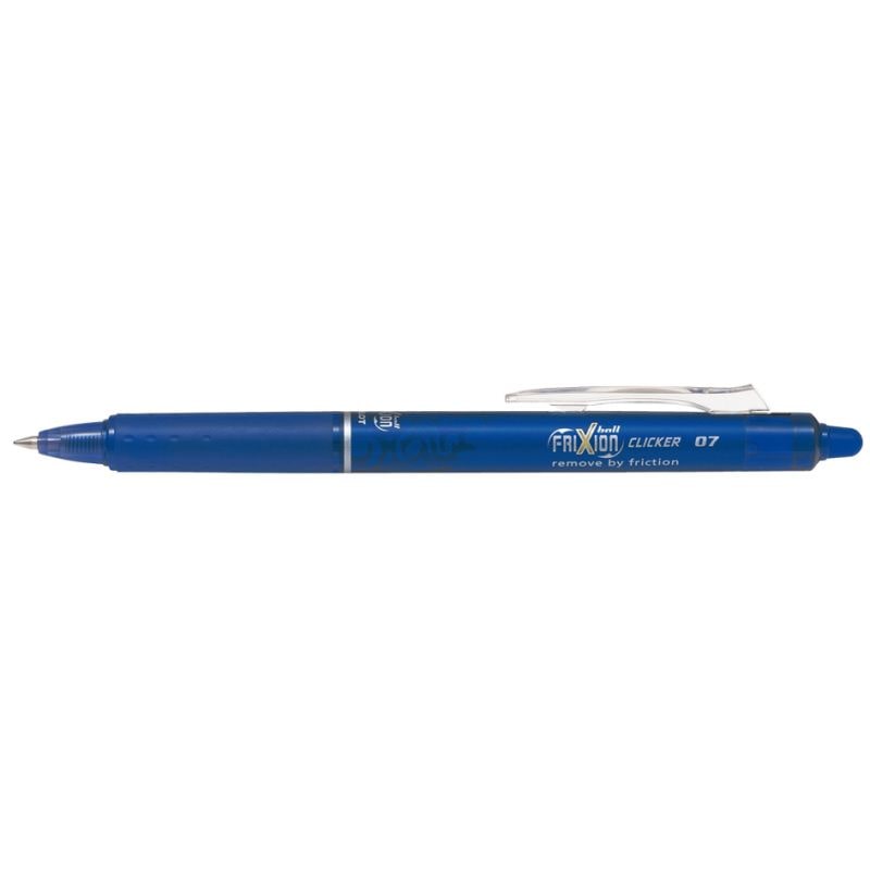 PILOT Stylo Roller FriXion Clicker rétractable, pointe moyenne Bleu nuit