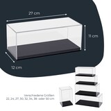thumbnail of Acryl Vitrine für Modellautos, Figuren, HMF 46802, 27 x 12 x 11 cm