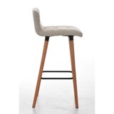 thumbnail of Tabouret de bar Lincoln revêtement tissu Crème