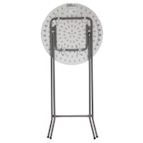 thumbnail of Stehtisch weiß Ø 60cm klappbar Partytisch Bistrotisch Klapptisch Biertisch