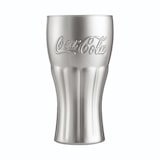thumbnail of Bicchiere coca cola 6 pezzi in vetro colore silver cl 37. V4646