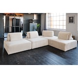 thumbnail of KAWOLA Modulsofa WIOLO SOFT 4 Module 4 Rückenkissen Cord cremeweiß
