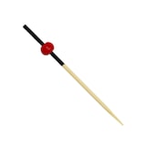 thumbnail of MONOUSO - Pinchos de Bambú Decorados Rojo y Negro 7cm (100 Uds)