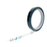 thumbnail of ESD-Klebeband mit ESD-Warnsymbol, transparent/hellblau, 12mm, 66m