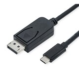 thumbnail of ROLINE USB Typ C - DisplayPort Adapterkabel, v1.4, ST/ST, 1 m