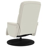 thumbnail of vidaXL Massagesessel mit Fußteil Creme Samt